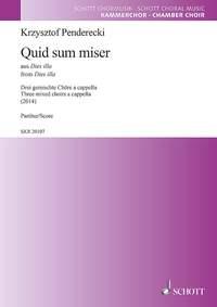 Quid sum miser